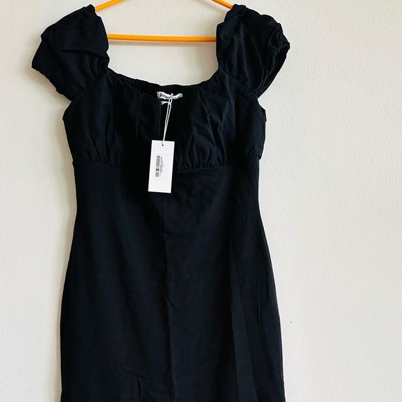 NWT Reformation Alora knit dress black size M - Picture 5 of 8